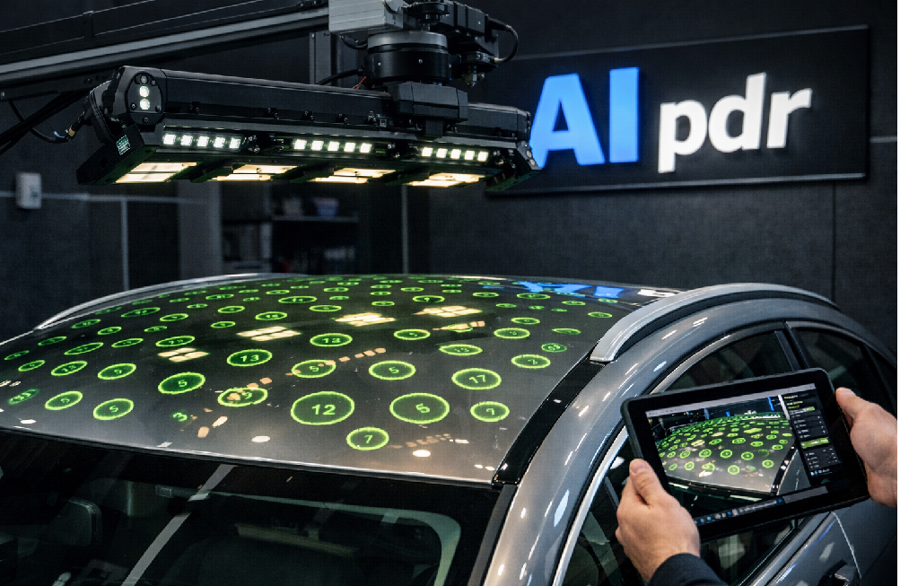 Skanowanie AI po gradobiciu